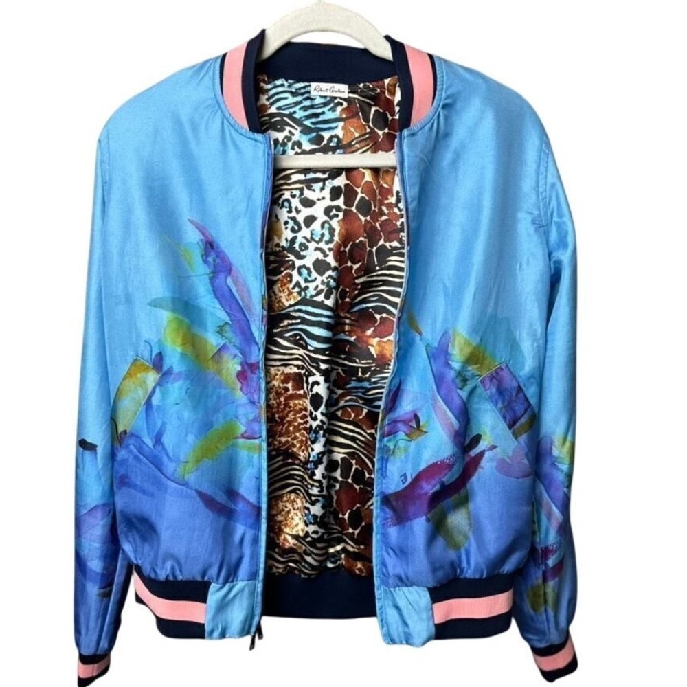 Robert‎ Graham "Meredith" Bomber Jacket Size Medium NWT